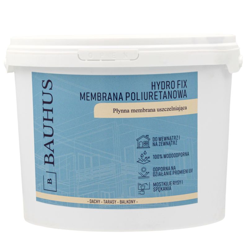 Płynna membrana Bauhus do tarasów i balkonów uszczelniająca poliuretanowa Hydrofix 1 szt.