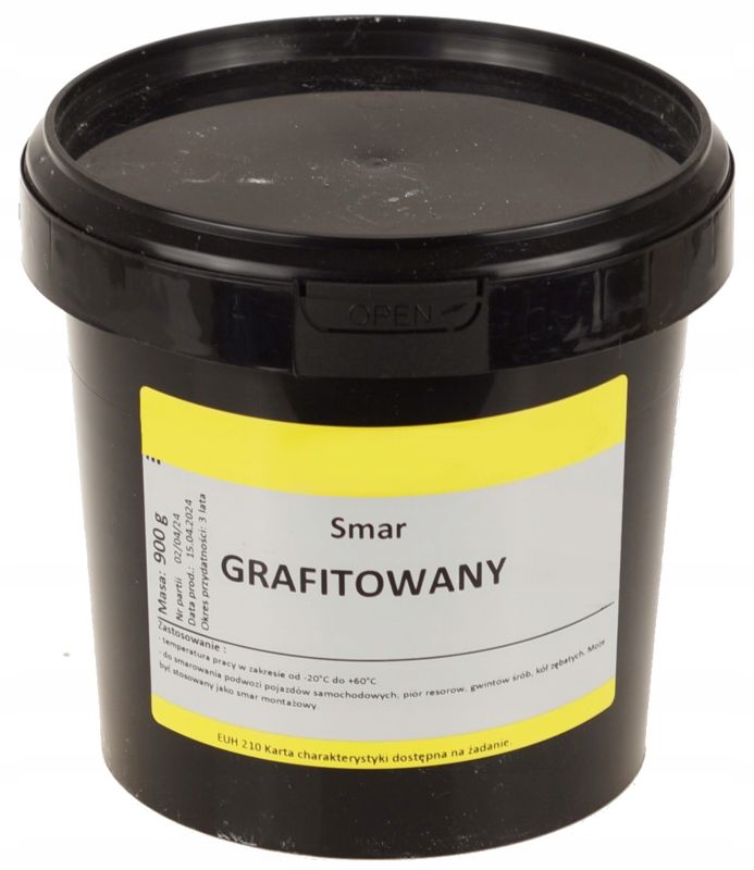 Smar FEINZ 900 G Grafitowany Podwoziowy Do Przegubów Resorów Smarownicy Wiadro 1 szt.