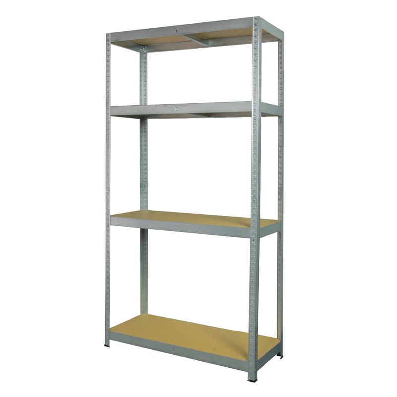 Regał metalowy wciskany Metalkas 180x90x40 100 kg ocynk HDF 1 szt.