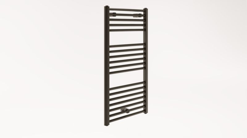 Grzejnik łazienkowy LUXRAD Basic G 922 x 500 mm czarny mat str. 424W 1 szt