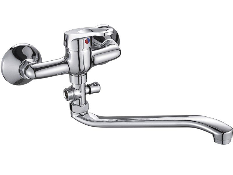 Bateria Wannowa Kuchinox Ścienna GRACE Ruchoma wylewka Chrom 1 szt.