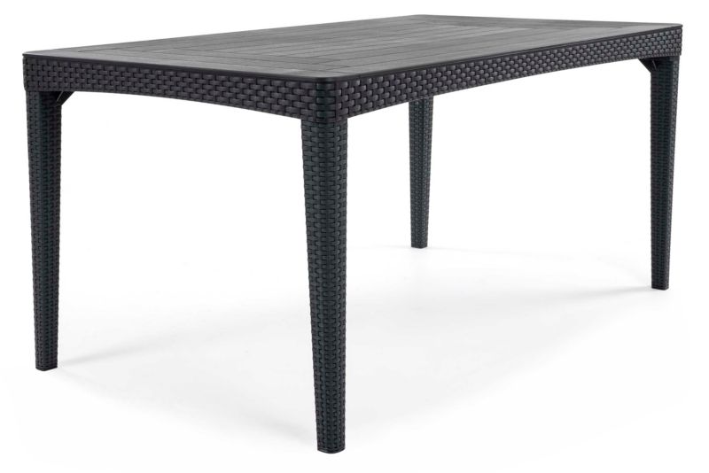Stół Keter Girona 160x90x74cm dla 6 osób Grafitowy 1 szt.