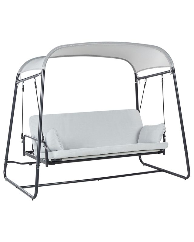 Huśtawka ogrodowa Marsciano Metal Jasnoszary 1 szt.