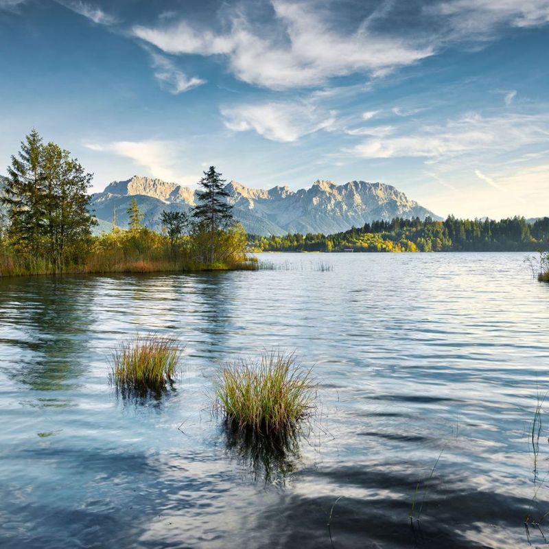 fototapeta Sanders & Sanders krajobraz niebieskimIzielonym 450 x 280 cm - 1 rol.