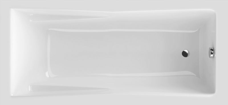 Wanna prostokątna Laminart 180x80 akrylowa biała bez obudowy, syfon 1 szt.