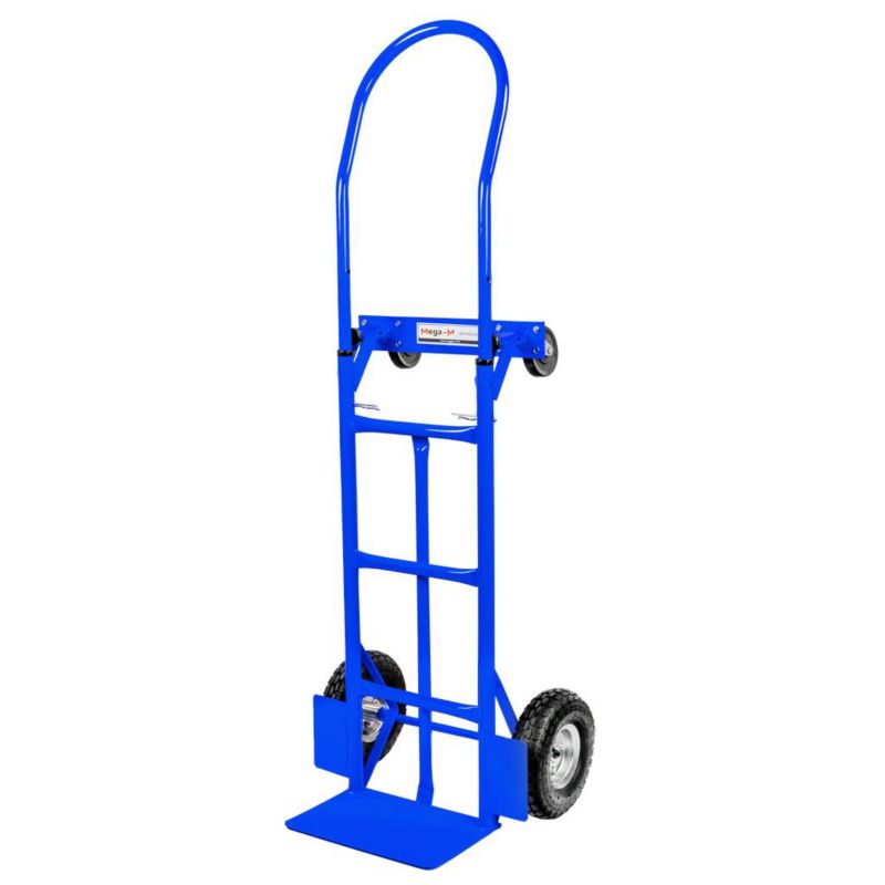 Wózek Mega-M transportowy magazynowy młynarka 2w1 rozkładany niebieski 250kg 1szt.