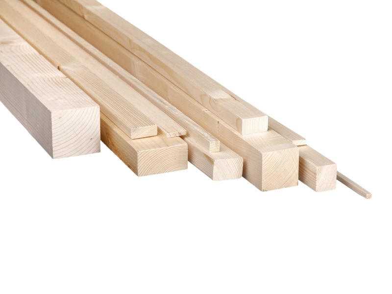 Stolarz24 Kantówka strugana Świerk klasa AB 10x10x2500 mm 20 szt.