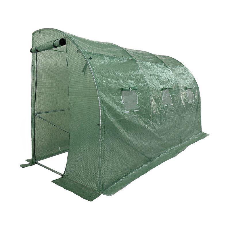 Tunel ogrodowy 4iQ Group 3x1,5m Zielony 25mm Folia UV 1szt.