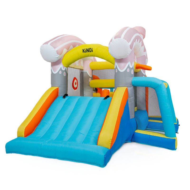 Dmuchaniec ogrodowy dla dzieci Thunder dmuchany zamek plac zabaw zjeżdżalnia wodna 1 szt.