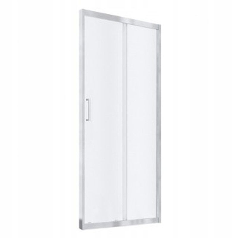 Drzwi prysznicowe Hobby D Kabi 140x185 cm Chrom, szkło transparentne 5 mm 1 szt.