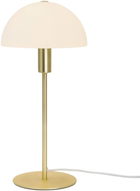 Lampa stołowa Nordlux Ellen biała-mosiądz 40W E14, IP20, bez żarówki, 1 szt.