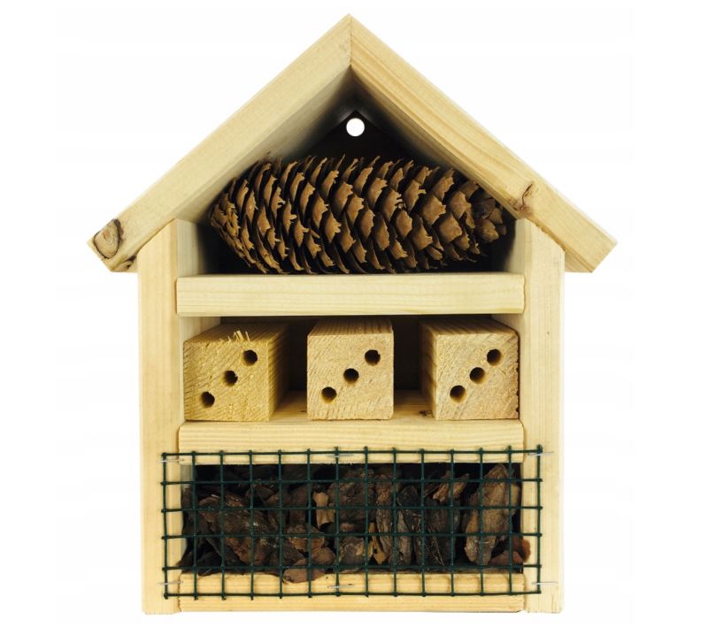 Domek dla owadów MODO24 drewniany naturalne drewno 1 szt.