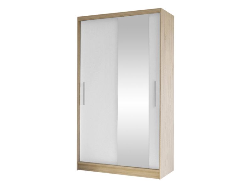 Szafa MIRJAN 24 z drzwiami przesuwnymi Costa VI dąb sonoma/biały 1 szt.