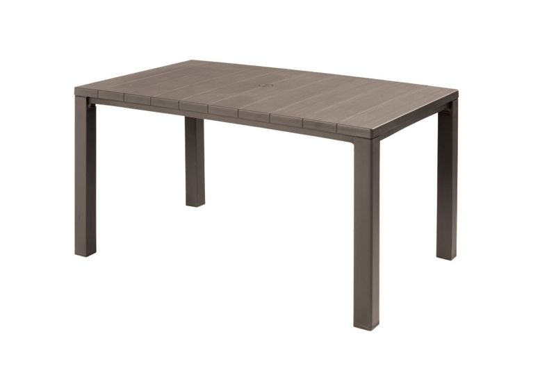 Stół Keter Julie 147x90x74.5cm dla 6 osób Cappucino 1 szt.