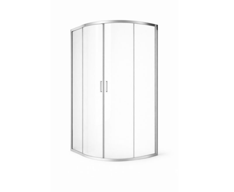 Półokrągła kabina prysznicowa Ravak Blix II NBLCP4 90x90 szkło transparent chrom 1 szt