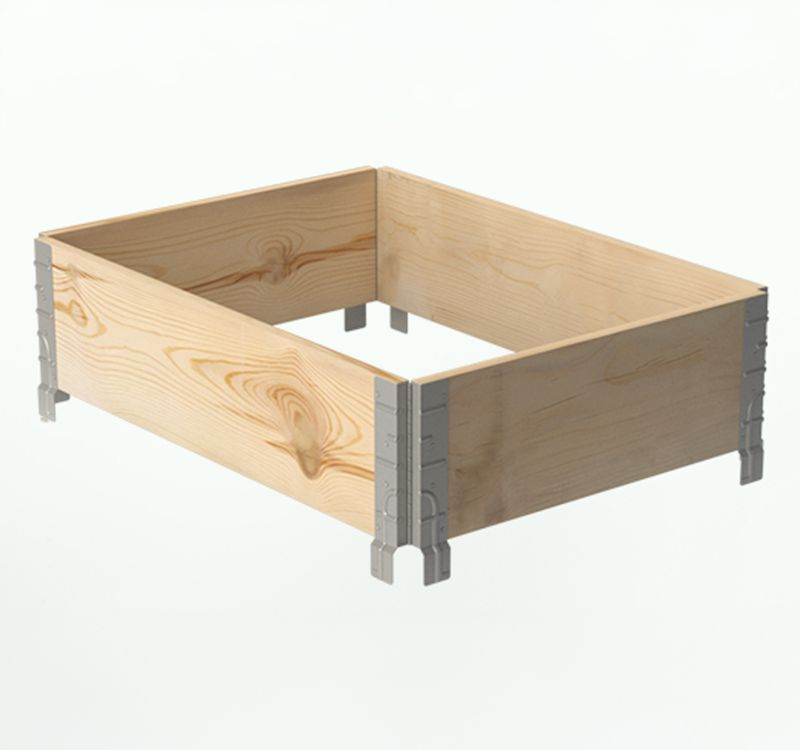 Skrzynka nadstawka paletowa warzywniak drewniany 60x80x20cm