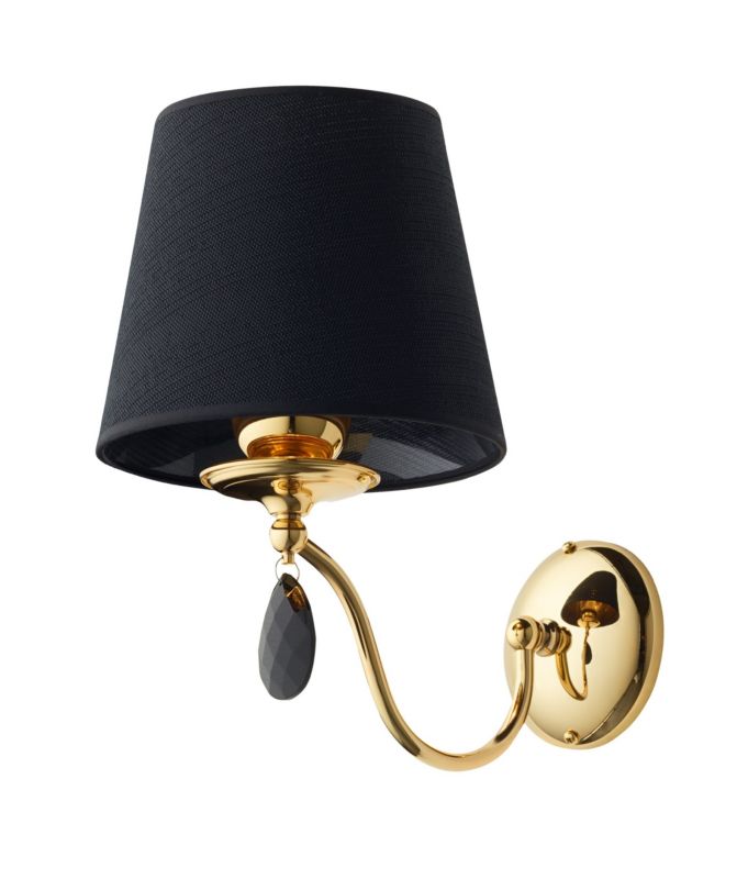 Kinkiet ścienny Jupiter EGIDA złoto-czarny 1xE27x20W IP20 - 1 szt.