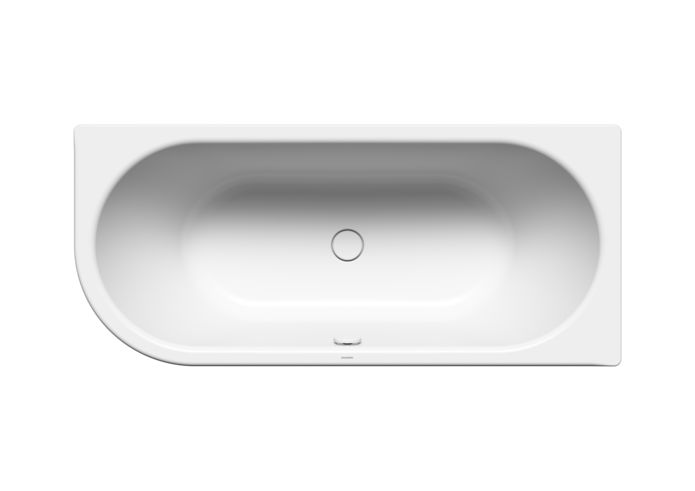 Wanna prostokątna Kaldewei 170x75 cm stalowa biała z otworami na uchwyty Centro Duo 1 szt.