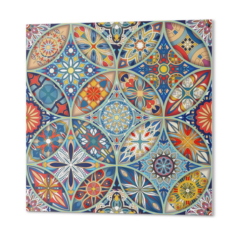 Płytki Winylowe ArtPrintCave 30x30 cm Wzory mozaikowe w symetrii 9 szt.