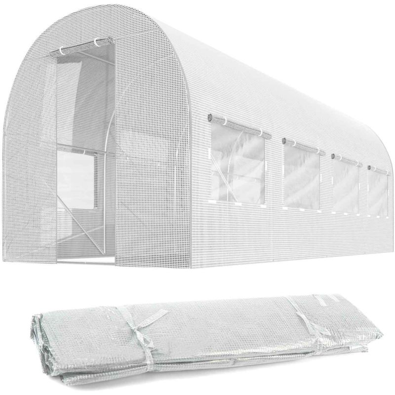 Folia na tunel ogrodowy Plonos 2 x 4,5 m biała 1 szt.