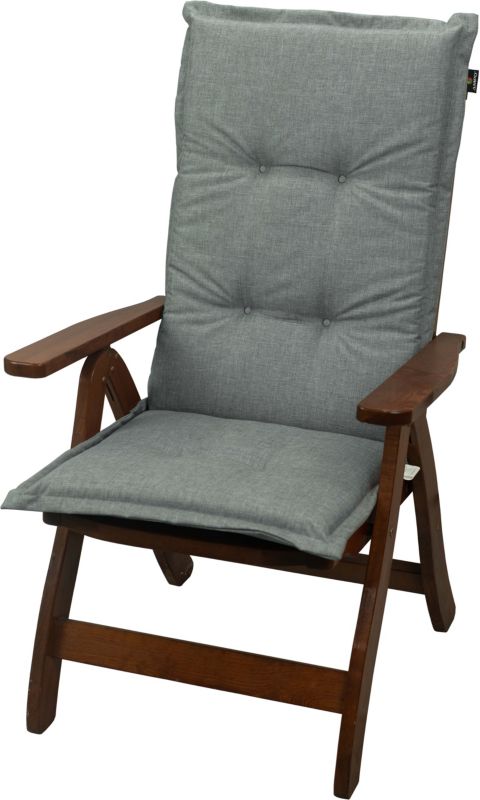 Poduszka na fotel krzesło ogrodowe AMPO szary 1 szt.