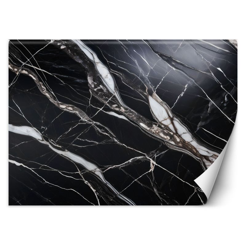 Fototapeta Feeby Czarno Biały Marmur Kamień 450x315 1 szt