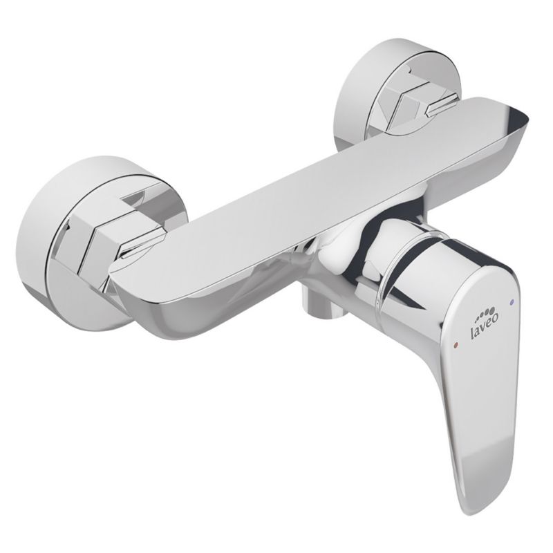 Bateria Natryskowa Laveo Ścienna Rondo Chrom Jednouchwytowa 1 szt.