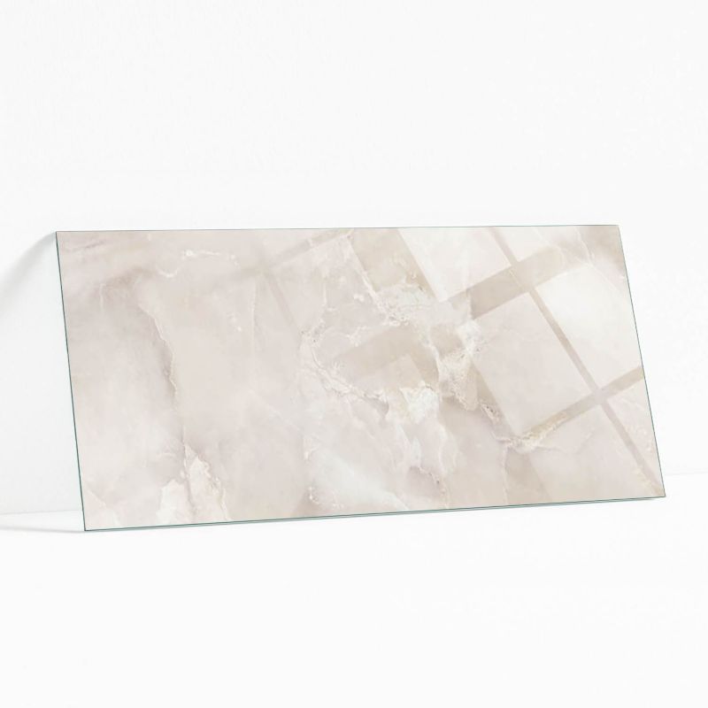 Blat Szklany z Nadrukiem Wallfluent 125x50 cm Marmurowa struktura wzoru 1 szt.