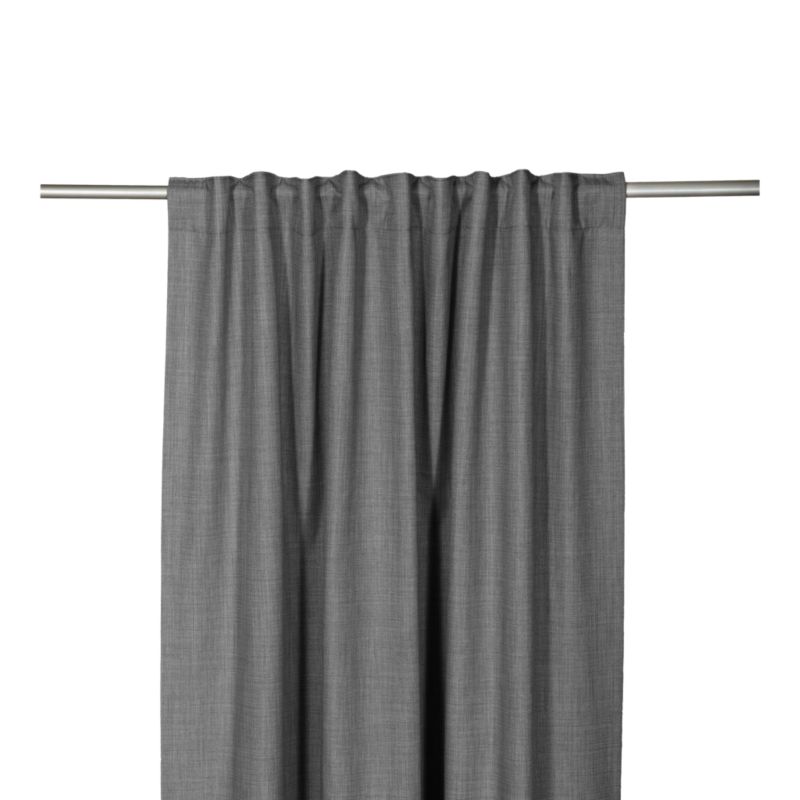 Zasłona GoodHome Novan zaciemniająca 140 x 300 cm jasnoszara