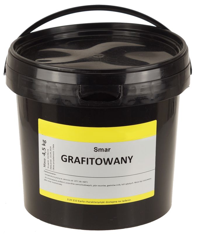 Smar FEINZ 4,5 Kg Grafitowany Podwoziowy Do Przegubów Resorów Smarownicy Wiadro 1 szt.