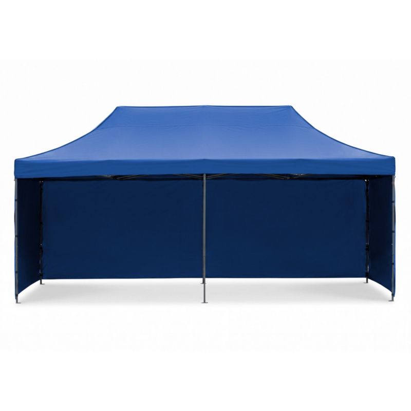 Pawilon Springos handlowy 3x6 m namiot handlowy ekspresowy na imprezy, targ, catering, niebieski 1 szt.