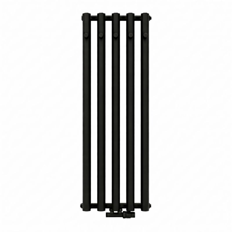 Grzejnik łazienkowy Luxrad Azure 150x42,2 cm czarny mat str ZDC 521 W 1 szt