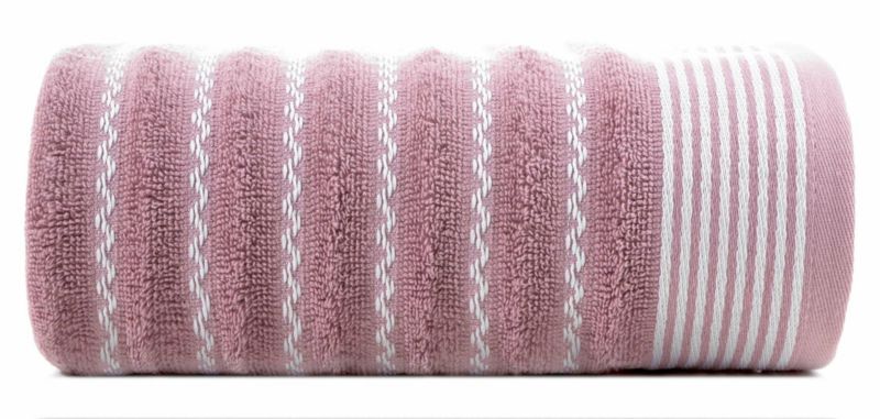 Ręcznik Leo Eurofirany 70x140 cm różowy szybkoschnący 1 szt.