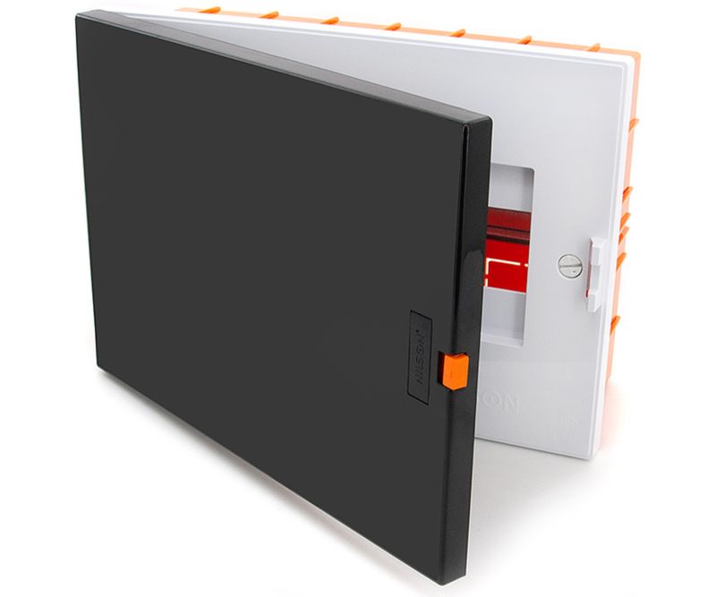 Rozdzielnica elektryczna, skrzynka podtynkowa NILSON 32661012, 12-modułów IP40, szyna TH, obudowa ABS z poziomnicą, 1 szt.