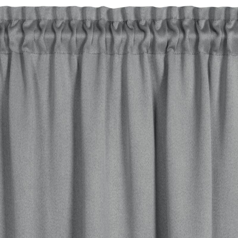 Zasłona zaciemniająca Eurofirany Carlo 130 x 300 cm srebrna