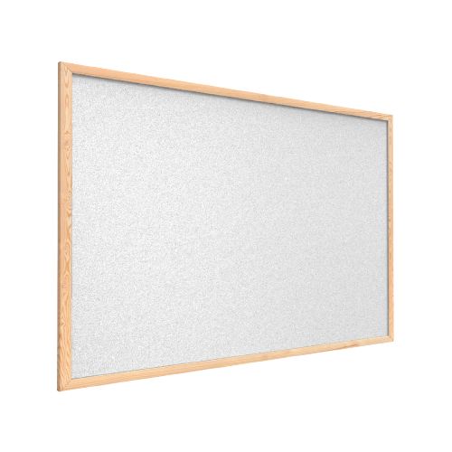Tablica korkowa kolor jasny szary 90x60 cm ALLboards rama drewniana naturalna 1 szt.