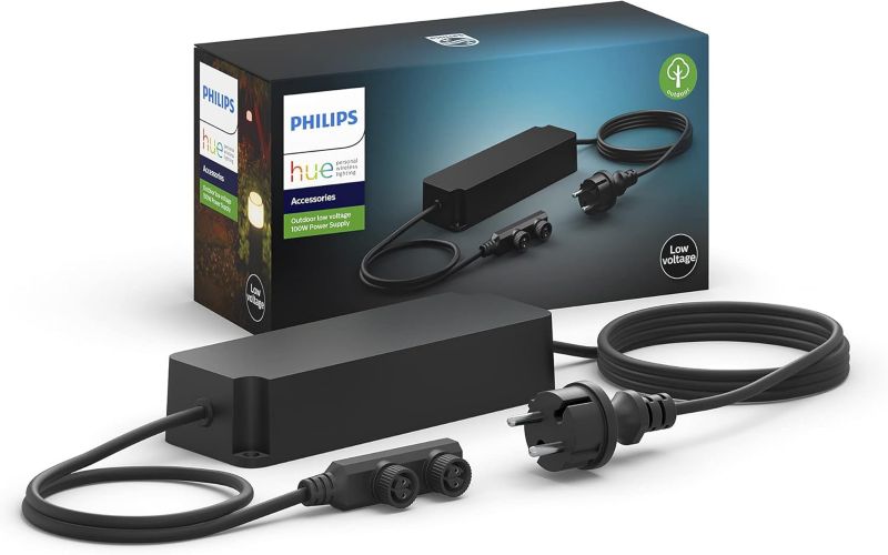 Zasilacz Hermetyczny Philips HUE Zewnętrzny LED 24V 100W IP67 Czarny 1 szt