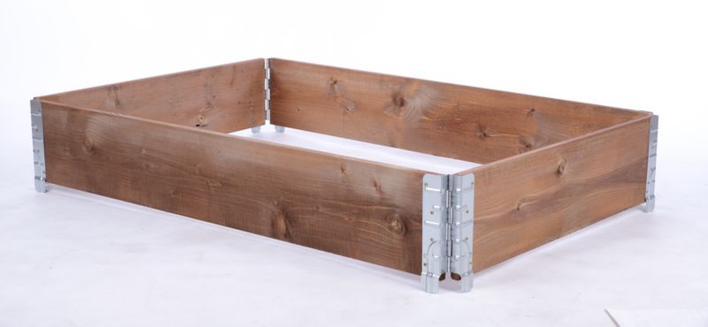 Nadstawka paletowa MODO24 impregnowana brązowa do grządki i zielnika 120 x 80 cm 2 szt.