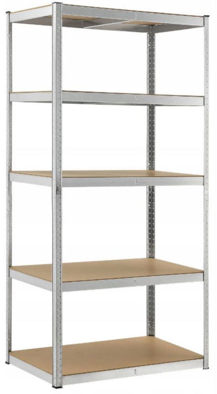 Regał metalowy magazynowy 5 półek FUNFIT HOME&OFFICE do piwnicy garażu 180x90x40cm 1000kg 1 szt.