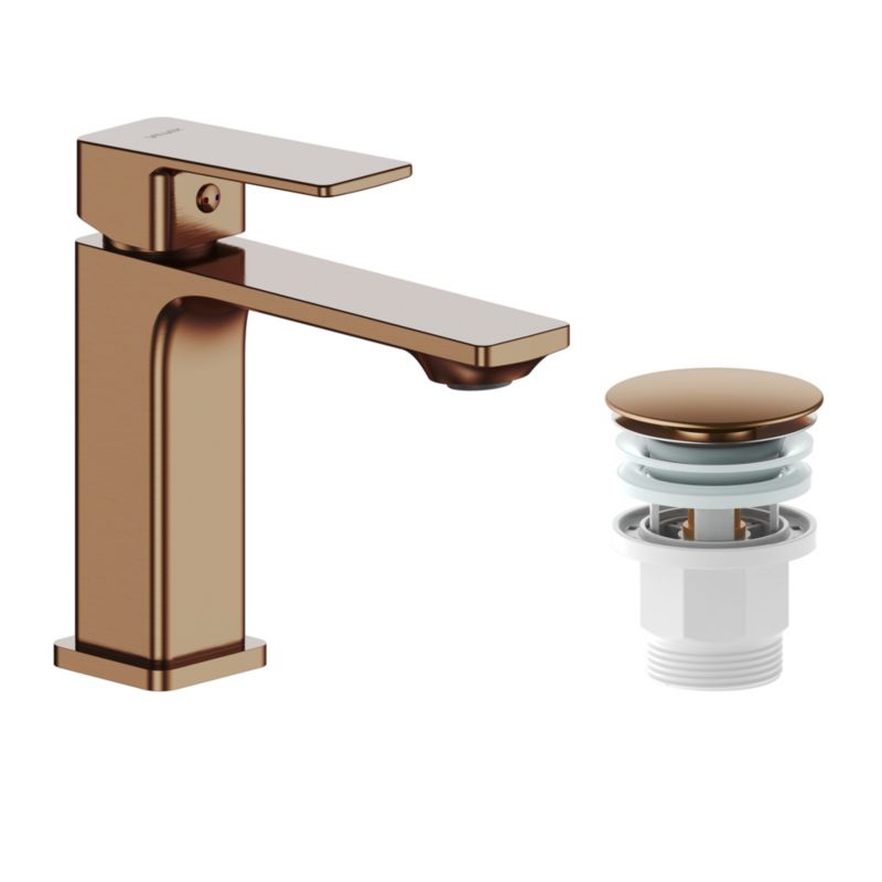 Bateria umywalkowa Valvex Harris z korkiem miedziana