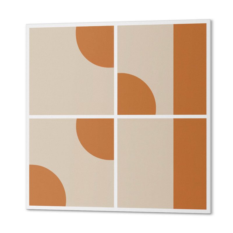 Komplet Kafelków Samoprzylepnych ArtPrintCave 30x30 cm Abstrakcyjne geometryczne kształty 9 szt.