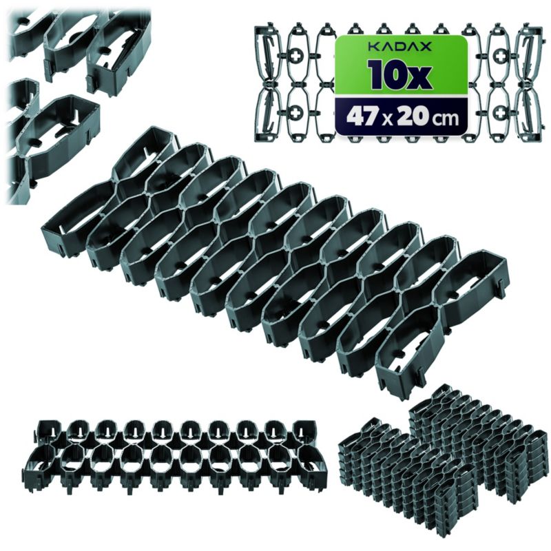 Kratka Trawnikowa KADAX Pod Robota Koszącego Idealna Na Łuki 47 cm Zestaw Zielony 10 szt.