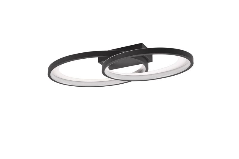 Lampa sufitowa wisząca RL Malaga 6962 czarna ring wbudowany LED 25W 1 szt.