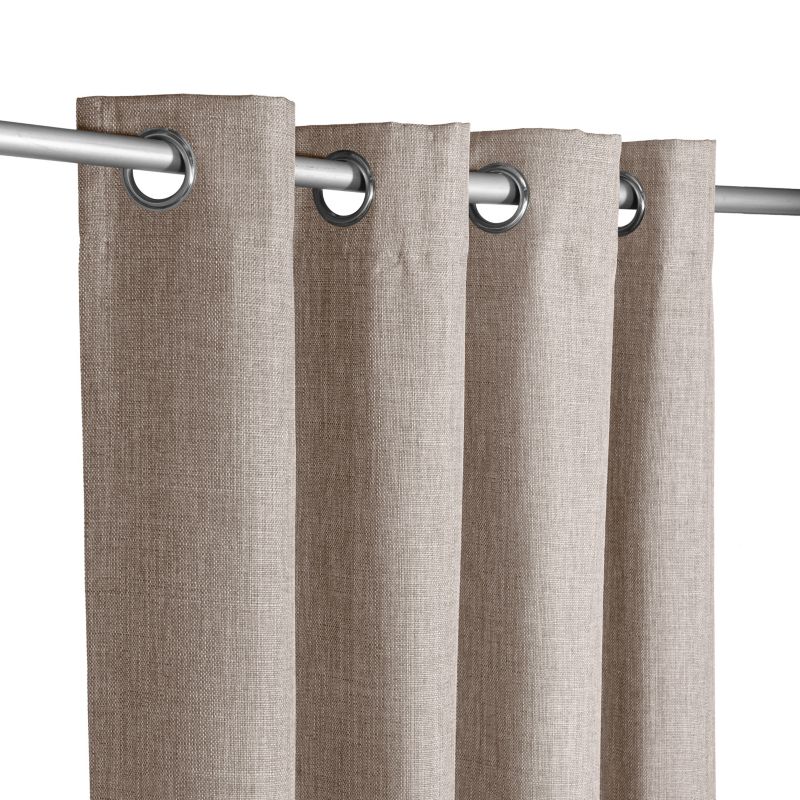 Zasłona Barcelona zaciemniająca 140 x 260 cm jasnoszara