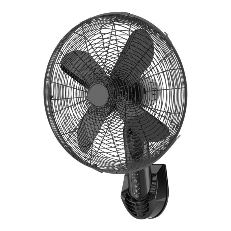 Wentylator ścienny 40 cm czarny