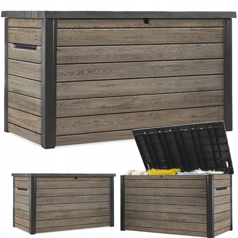 Skrzynia Ogrodowa Keter Balkonowa DUŻY Schowek na Balkon Taras Pojemna 870L 1 szt