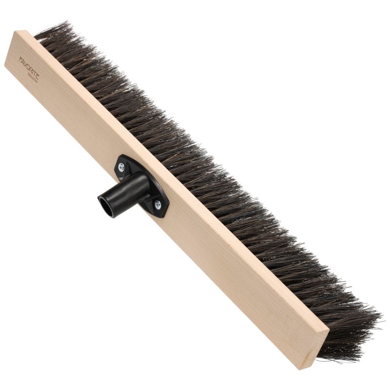 Miotła szczotka FAVORITE do zamiatania, włókno arenga, uchwyt na kij, 59,5 cm - bez kija - 1 szt.