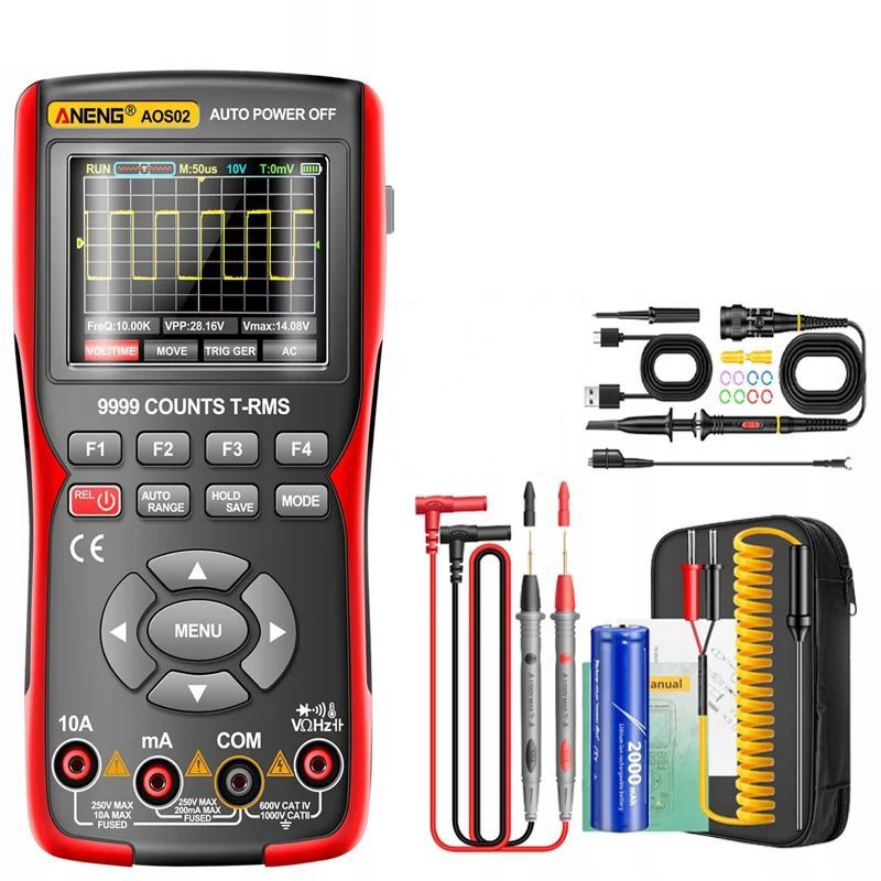 Miernik Multimetr oscyloskop cyfrowy ANENG AOS02 1 kpl