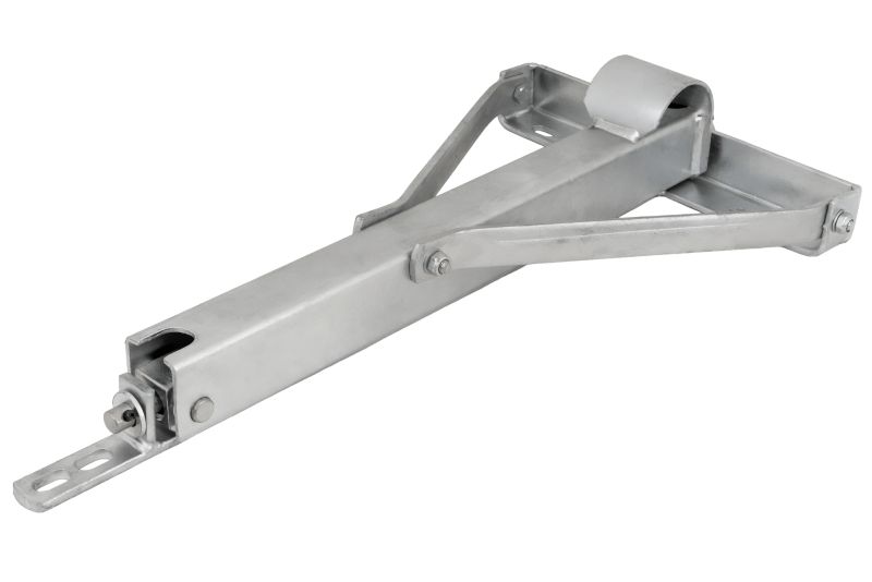 Podpora narożna wysuwana WINTERHOFF ADS460 V stabilizator do przyczepy lawety 450kg 450mm 1 szt.