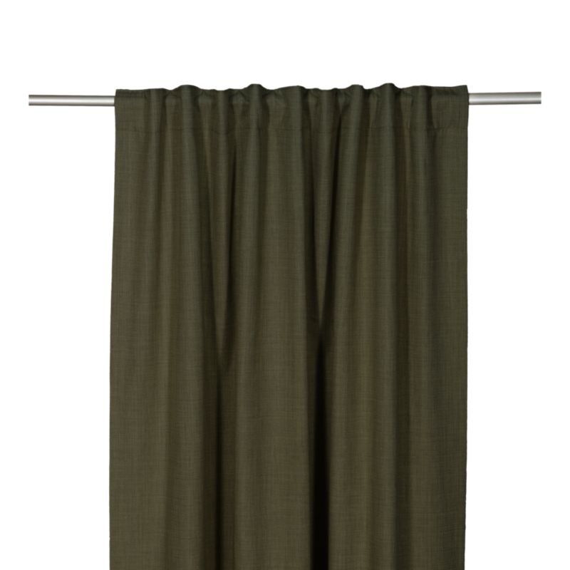 Zasłona GoodHome zaciemniająca Novan 140 x 300 cm khaki